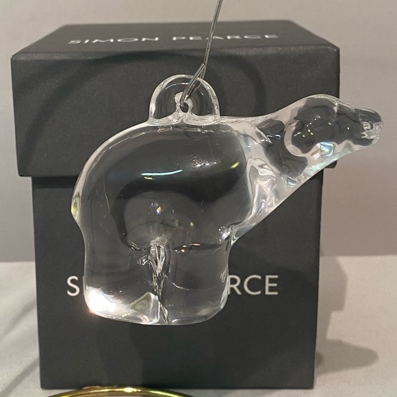 Simon Pearce Holiday Simon Pearce Polar Bear Christmas Ornament